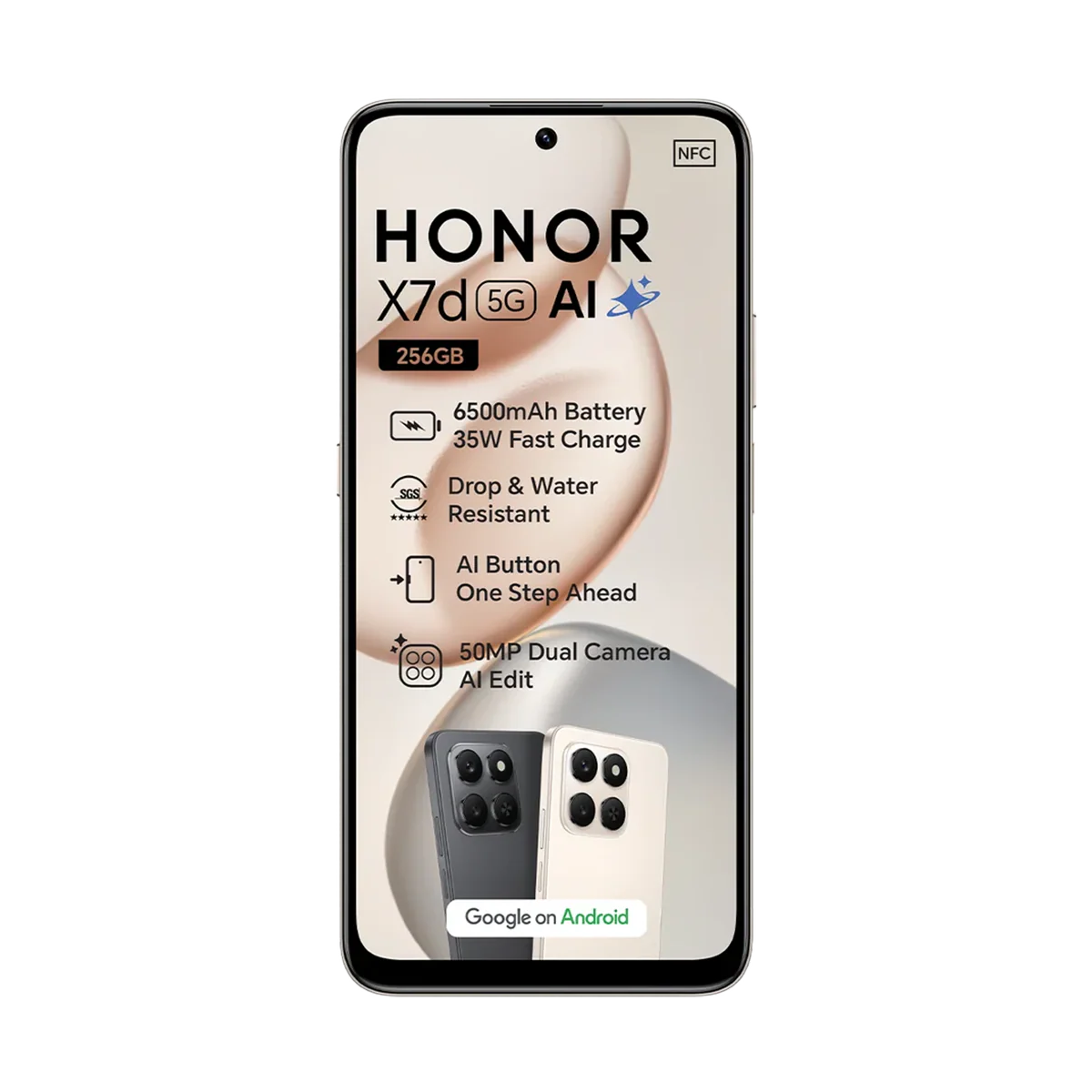 Honor X7d 256GB Dual Sim Gold - Image 3