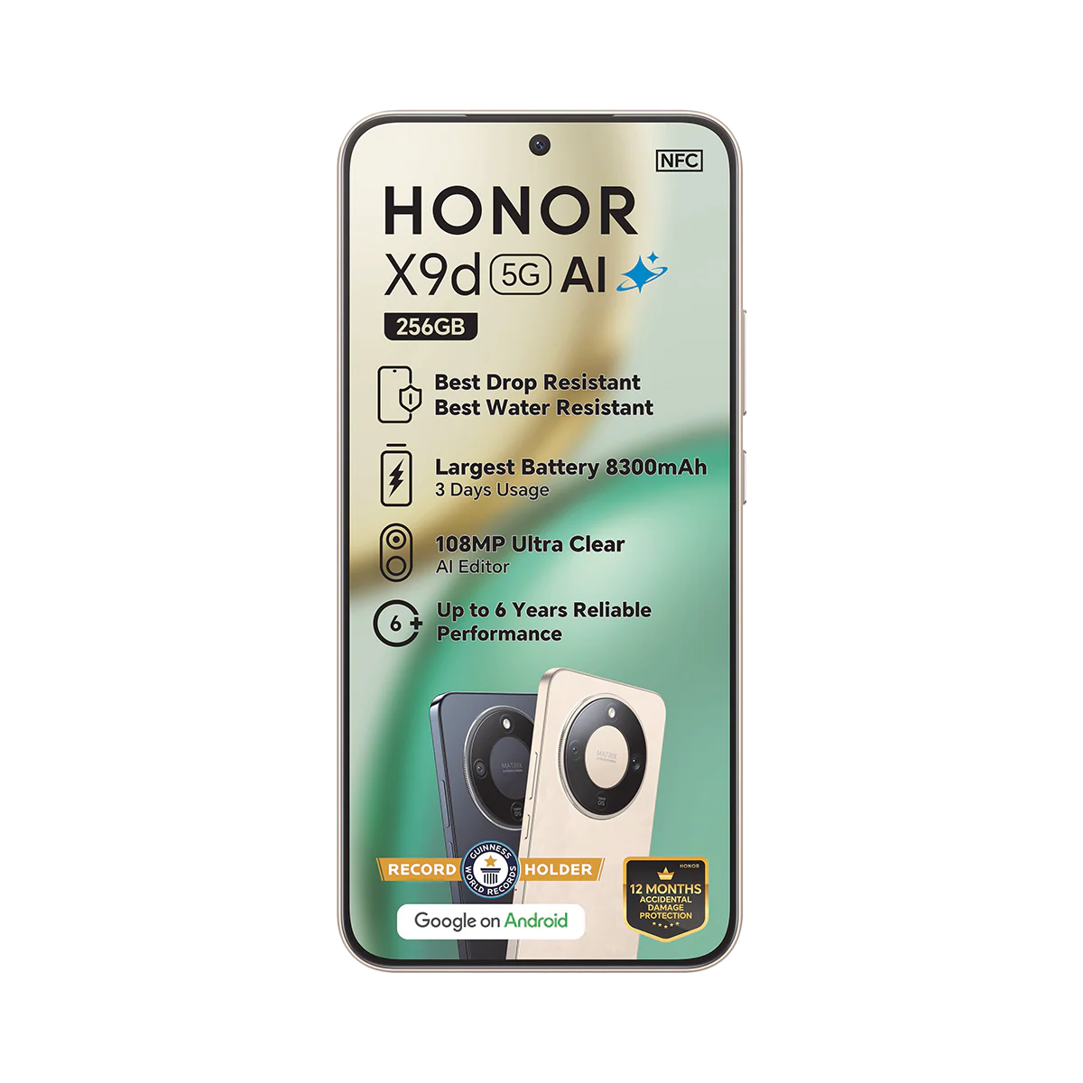 Honor X9D 256GB Dual Sim Gold - Image 3