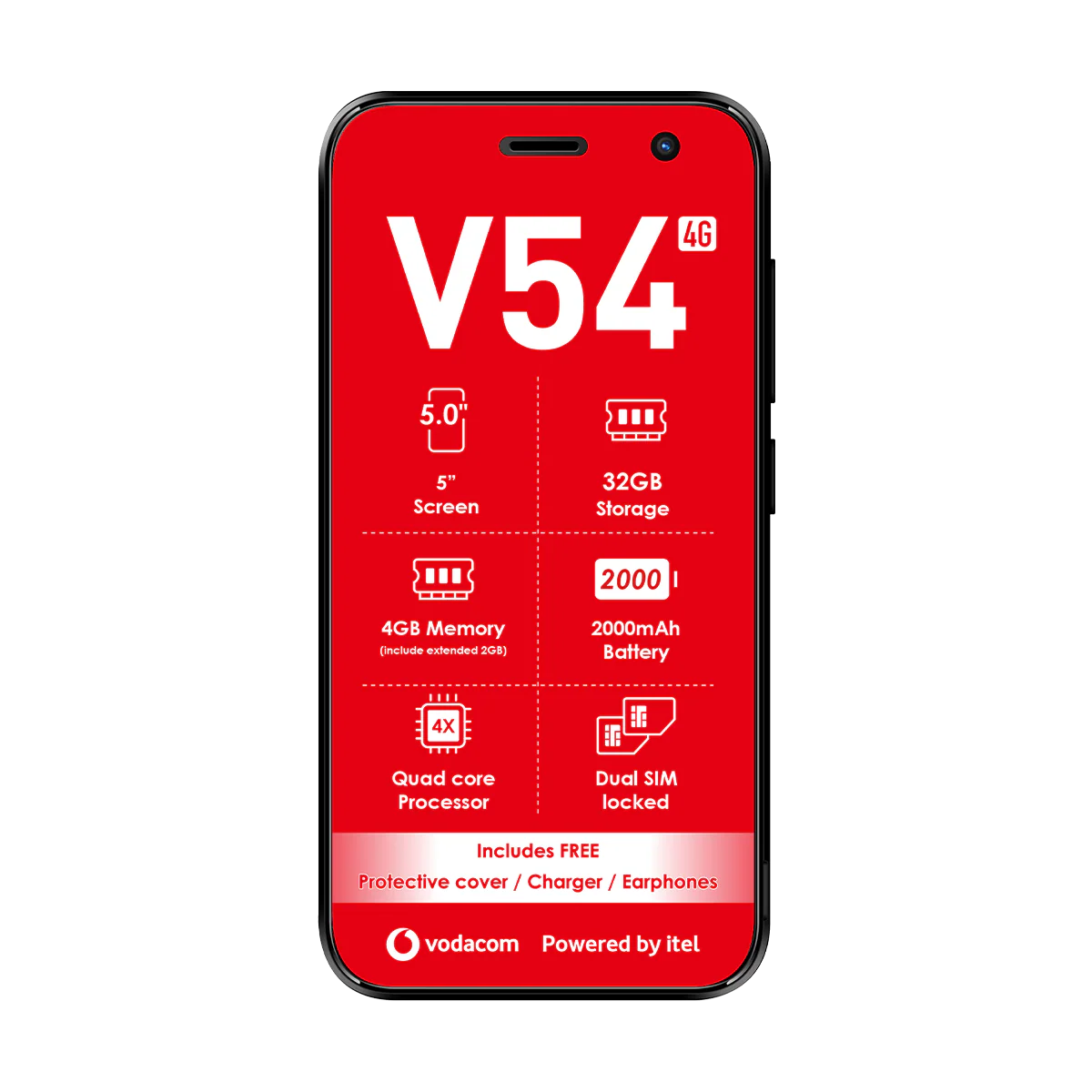 Itel V54  32GB Dual Sim - Image 3