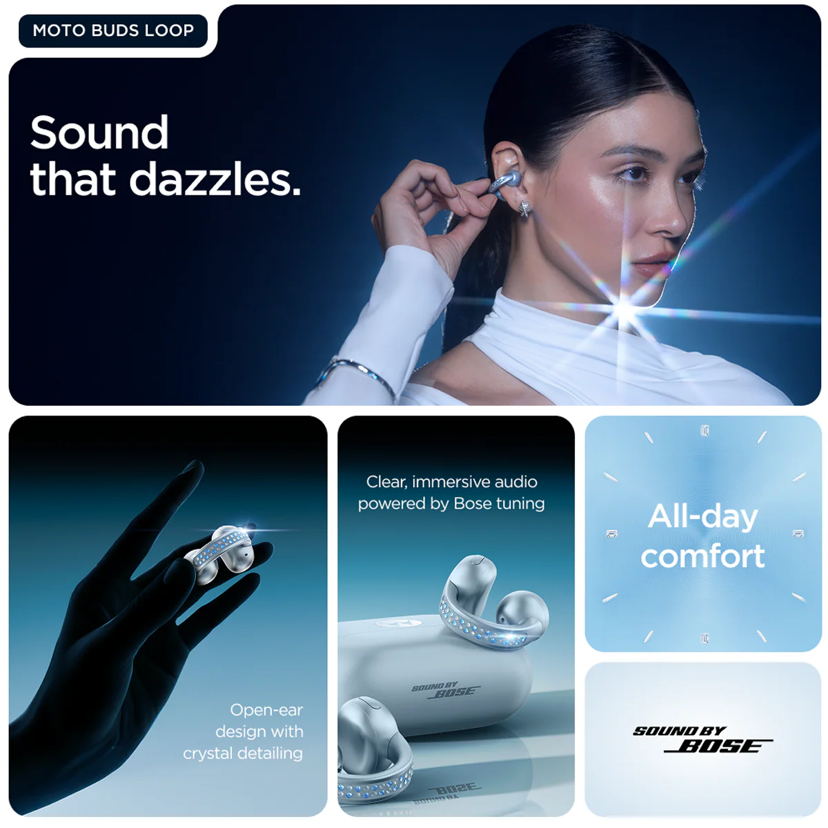 Motorola Razr 60 Swarovski 256GB Ice Melt + Earbuds - Image 4